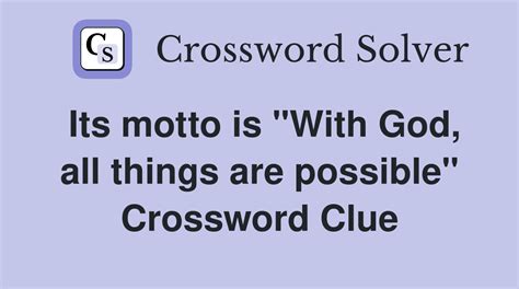 possible crossword clue|More.